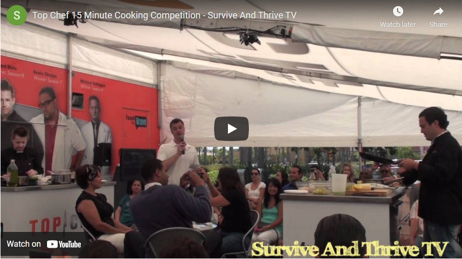 Top Chef 15 Minute Cooking Competition - Survive And Thrive TV